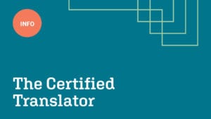 The Certified Translator